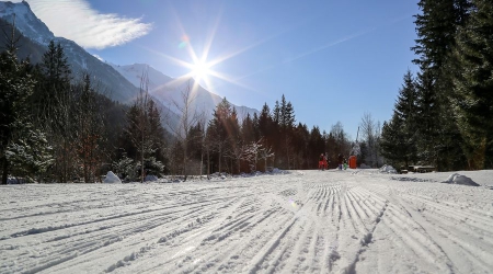 Wintersport Les Praz